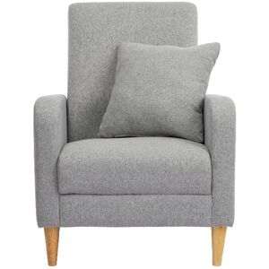 Colamy Modern Upholstered Accent Chair - Light grey