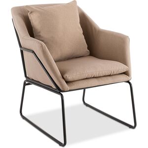 Elle Decor Odile Accent Chair - Light Brown