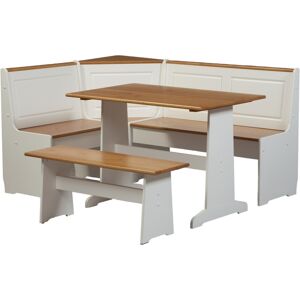 Linon Home Decor Ardmore Breakfast Dining Nook - White