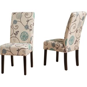 Noble House Pertica Dining Chairs, Set of 2 - Beige