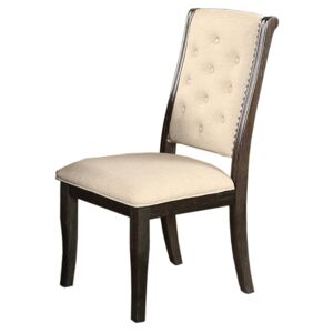Best Master Furniture Rustic Dining Side Chairs, Set of 2 - Espresso