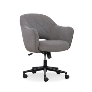 Home Furniture Outfitters Sawyer Gray Quilted Task Chair - Gray