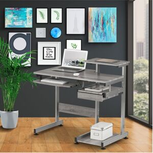 Rta Products Techni Mobili Workstation Desk - Grey