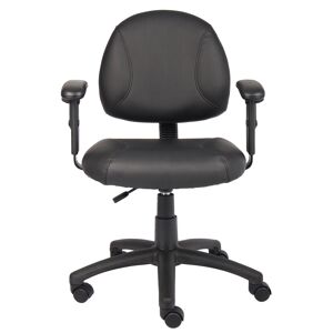 Boss Office Products Posture Chair W/ Adjustable Arms - Black