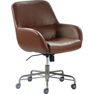 Tommy Hilfiger Forester Leather Office Chair - Cognac Brown