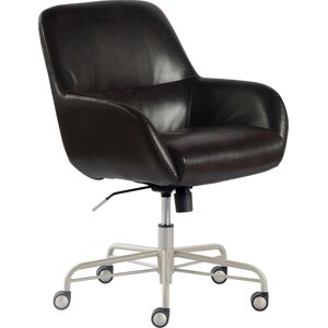 Tommy Hilfiger Forester Leather Office Chair - Dark Brown