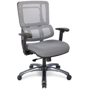 Office Star Adkin Mesh Office Chair - Grey/Silver