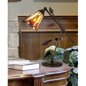 Dale Tiffany Leaf Desk Lamp - Multi