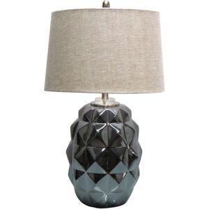 Jeco Ceramic Table Lamp - Black