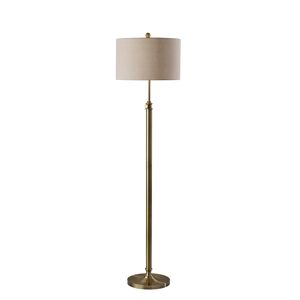 Adesso Barton Floor Lamp - Brass