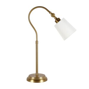 Hudson & Canal Harland Arc Table Lamp - Brushed Brass