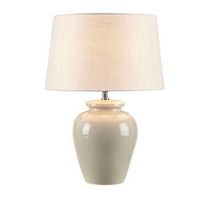 Simplie Fun Anzio Ceramic Table Lamp - Beige/khaki