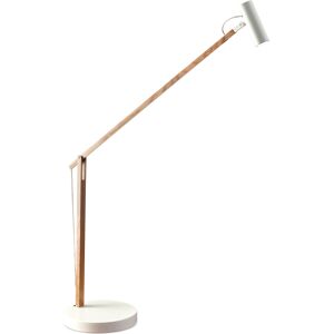 Adesso Crane Led Swing Arm Desk Lamp - Natural Wood