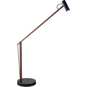 Adesso Crane Led Swing Arm Desk Lamp - Walnut Wood