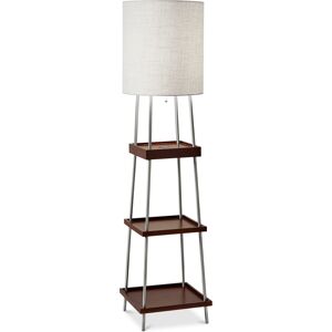 Adesso Henry Wireless Charging Floor Lamp - Walnut