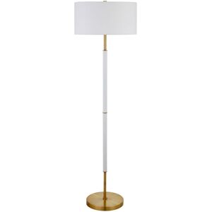 Hudson & Canal Simone 2-Bulb Floor Lamp - Gold-Tone