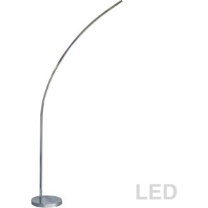 Dainolite 1 Light 22W Led Floor Lamp - Chrome