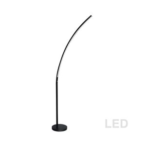 Dainolite 1 Light 22W Led Floor Lamp - Black