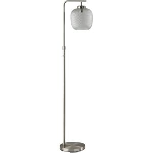 Adesso Vivian Floor Lamp - Silver-Tone