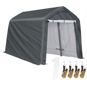 Aoodor 8 X 12 Ft Heavy Duty Storage Shelter, Portable Shed Carport with Roll-up Zipper Door ,Waterproof and Uv Resistant for Motorcycle, Bike, or Gard