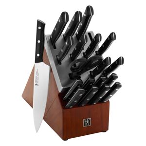 J.a. Henckels Dynamic Self-Sharpening Knife Block Set, 20 Piece - Black, Silver-Tone, Brown