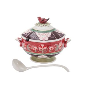Fitz and Floyd Chalet Soup Tureen with Ladle, Set of 2 - Assorted