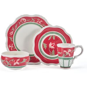 Fitz and Floyd 16 Piece Dinnerware Set - Assorted