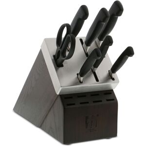 Zwilling Four Star Self-Sharpening 8pc Knife Block Set - Black