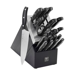 J.a. Henckels Definition Stainless Steel 20 Pc Self-Sharpening Knife Block Set - Black, Silver
