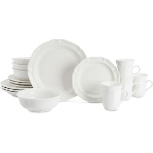 Mikasa French Countryside Collection 16-Pc. Dinnerware Set, Service for 4 - White Grou