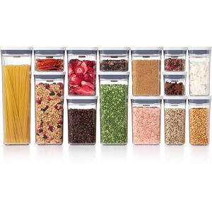 Oxo Pop 20-Pc. Food Storage Container Set - White