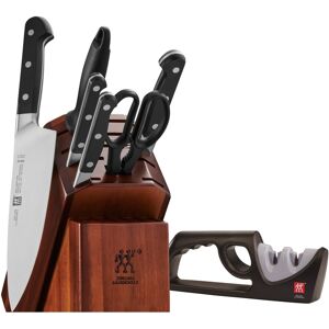 Zwilling J.a. Henckels Pro 7-Pc. Cutlery Set with Bonus Sharpener - Stainless Steel/black