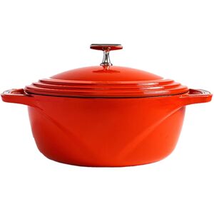 Lodge Cast Iron Lodge Enameled Cast Iron 4.5 Quart Dutch Oven - Red