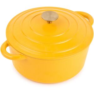 Girl Meets Farm by Molly Yeh 5-Qt. Cast Iron Dutch Oven - Yellow