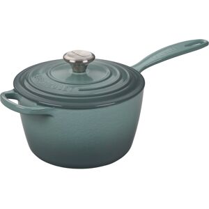 Le Creuset 1.75-Qt. Enameled Cast Iron Signature Saucepan - Sea Salt