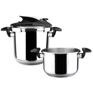 Magefesa Nova 4 and 6 Qt. 2-Pc. Stainless Steel Pressure Cookers Set