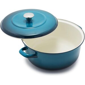 Merten & Storck Enameled Iron 5.3-Quart 1873 Dutch Oven - Aegean Teal