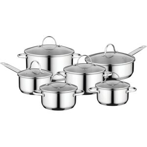 Berghoff Essentials Comfort Cookware Set, 12 Pieces - Silver-Tone