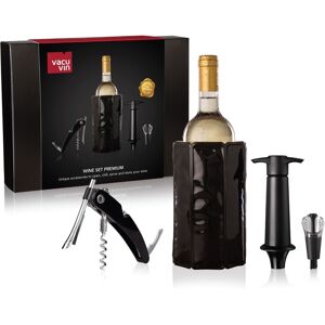 Vacu Vin 4-Piece Wine Set Premium - Black