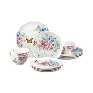 Lenox Butterfly Meadow Hydrangea 12 Pc. Dinnerware Set, Service for 4 - White