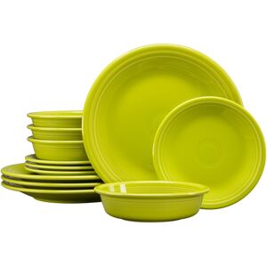 Fiesta 12-pc Classic Dinnerware Set, Service for 4 - Lemongrass