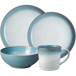 Denby Azure Haze 16-pc Coupe Dinnerware Set, Service for 4 - Turquoise/aqua