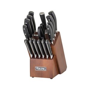 Viking 17 Piece Cutlery Block Set - Multicolor