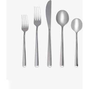 Cambridge Silversmiths Lorenn Mirror 20 Piece 18/10 Stainless Steel Flatware Set, Service for 4 - Silver