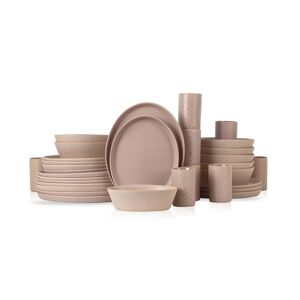 Pro-Ject Stone by Mercer Project Katachi 32 Piece Dinnerware Set, Service for 8 - Nude