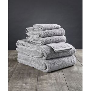 Delilah Home Resort Collection Organic Turkish Cotton 6-Pc. Towel Set - Light Gray