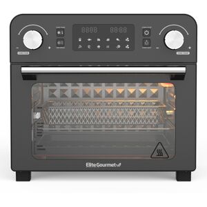 Elite Gourmet 24.5Qt. Air Fryer Convection Oven with Programmable Timer & Temperature, Xl Capacity, 12