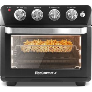 Elite Gourmet 26.5Qt. Air Fryer Convection Oven, Xl Capacity, 12