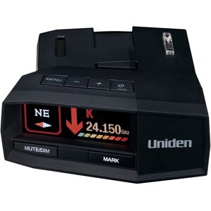 Uniden R8 Extreme Long-Range Radar/Laser Detector, Dual-Antennas Front & Rear Detection w/Directional Arrows - Black