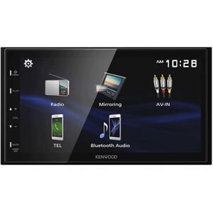 Kenwood 6.8 Inch Digital Multimedia Receiver with Bluetooth - Black